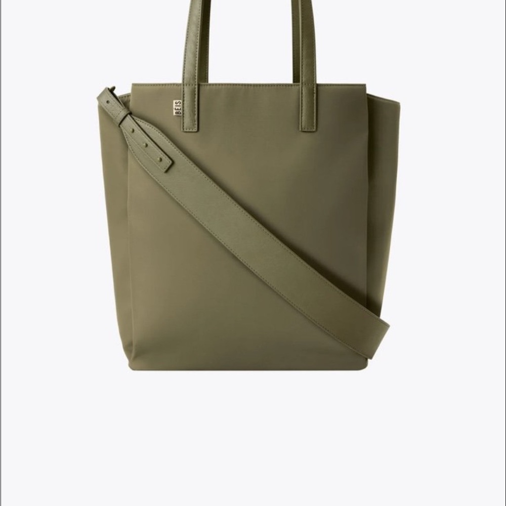 Beis Commuter Work Tote Olive - color discontinued